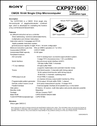 Click here to download CXP971000 Datasheet