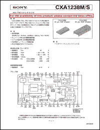 Click here to download CXA1238S Datasheet