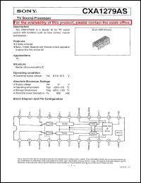 Click here to download CXA1279AS Datasheet