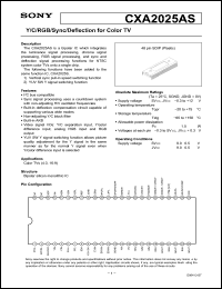 Click here to download CXA2025 Datasheet