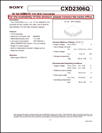 Click here to download CXD2306 Datasheet