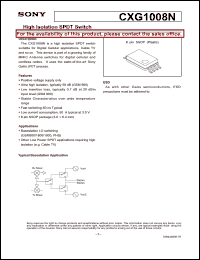 Click here to download CXG1008 Datasheet