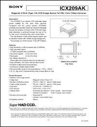 Click here to download ICX209 Datasheet