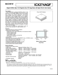 Click here to download ICX274 Datasheet