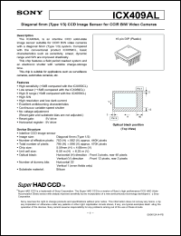 Click here to download ICX409AL Datasheet