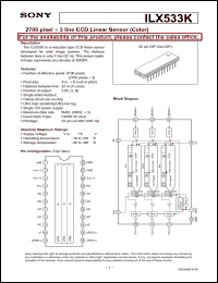 Click here to download ILX533 Datasheet