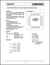 Click here to download CXB1105Q Datasheet