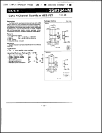 Click here to download 3SK164 Datasheet