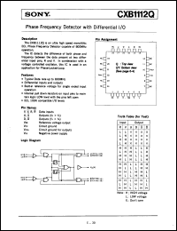 Click here to download CXB1112Q-Y Datasheet