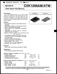 Click here to download CXK1206AM Datasheet