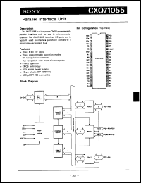 Click here to download CXQ71055P Datasheet