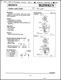 Click here to download SLD151U Datasheet