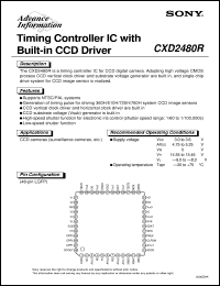 Click here to download CXD2480R Datasheet