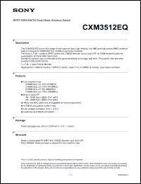 Click here to download CXM3512EQ Datasheet