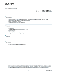 Click here to download SLD433S4 Datasheet