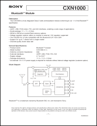 Click here to download CXN1000-3CAL Datasheet