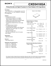 Click here to download CXD3410 Datasheet