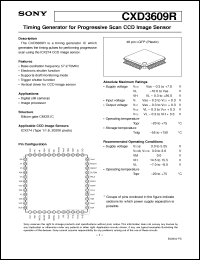 Click here to download CXD3609R Datasheet