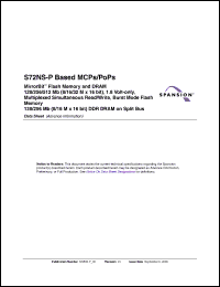 Click here to download S72NS128PD0KJGGG3 Datasheet