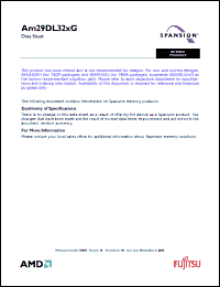 Click here to download AM29DL323GB30WMI Datasheet