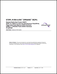 Click here to download S75PL127NDGJFWGZ0 Datasheet
