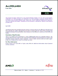 Click here to download AM29DL640H_05 Datasheet