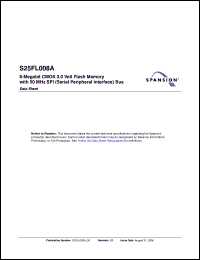 Click here to download S25FL008A0LMFI001 Datasheet