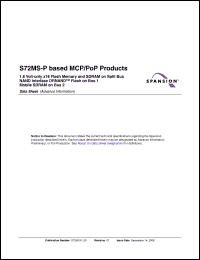 Click here to download S72MS512PE0HF04V3 Datasheet
