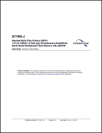 Click here to download S71NS032JA0 Datasheet
