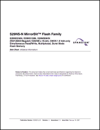 Click here to download S29NS128N Datasheet