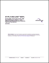 Click here to download S71PL256NC0HAW5B0 Datasheet