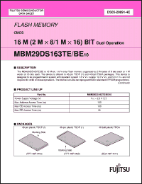 Click here to download MBM29DS163BE10PBT Datasheet