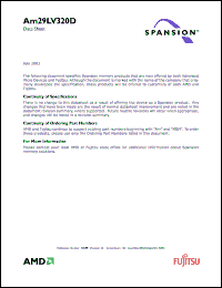 Click here to download AM29LV320DT90WMI Datasheet