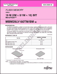 Click here to download MBM29LV160BM90TN Datasheet