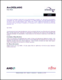 Click here to download AM29DL640G30WHIN Datasheet