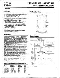 Click here to download SCM23C256MC Datasheet