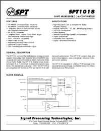 Click here to download SPT1018AIN Datasheet