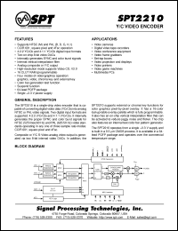 Click here to download SPT2210 Datasheet