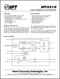 Click here to download SPT5510SIM Datasheet