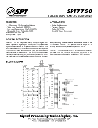 Click here to download SPT7750AIK Datasheet