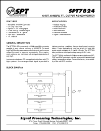Click here to download SPT7824BCN Datasheet