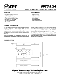 Click here to download SPT7824AIJ Datasheet