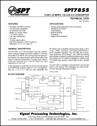 Click here to download SPT7855SCT Datasheet