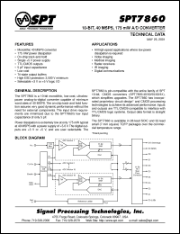Click here to download SPT7860SCT Datasheet
