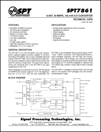 Click here to download SPT7861SCS Datasheet