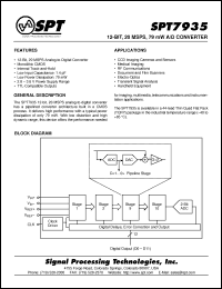 Click here to download SPT7935SIT Datasheet