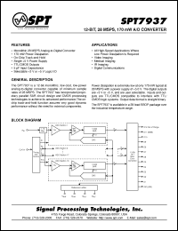 Click here to download SPT7937 Datasheet