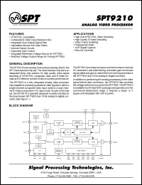 Click here to download SPT9210SCS Datasheet