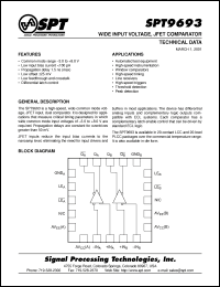 Click here to download SPT9693SCC Datasheet