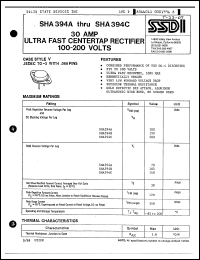 Click here to download SHA398B Datasheet